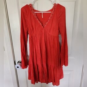 Free People vibrant bohemian dress